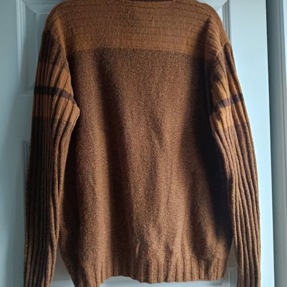 XXL🍂Men's Marlboro classics (MCS) Brown Brandy Wool Blend Sweater Pullover - Picture 9 of 9